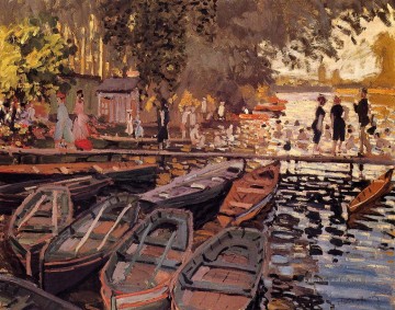 Badende bei La Grenouillere Claude Monet Ölgemälde